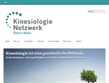 Tablet Screenshot of kinesiologie-rhein-main.de